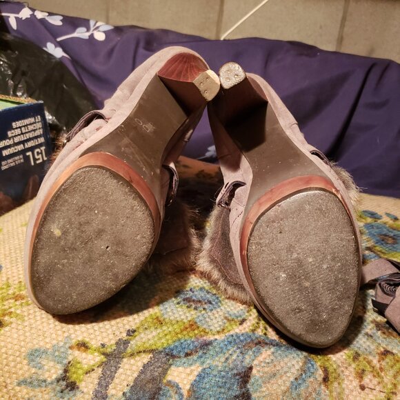 Aldo ankle boots with fur - Picture 6 of 14
